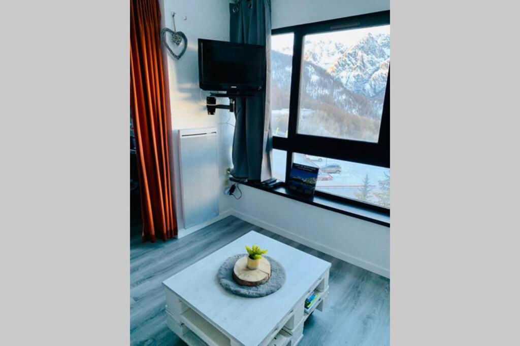 Studio 1600 Pied Des Pistes Avec Magnifique Vue Puy-Saint-Vincent Exterior foto